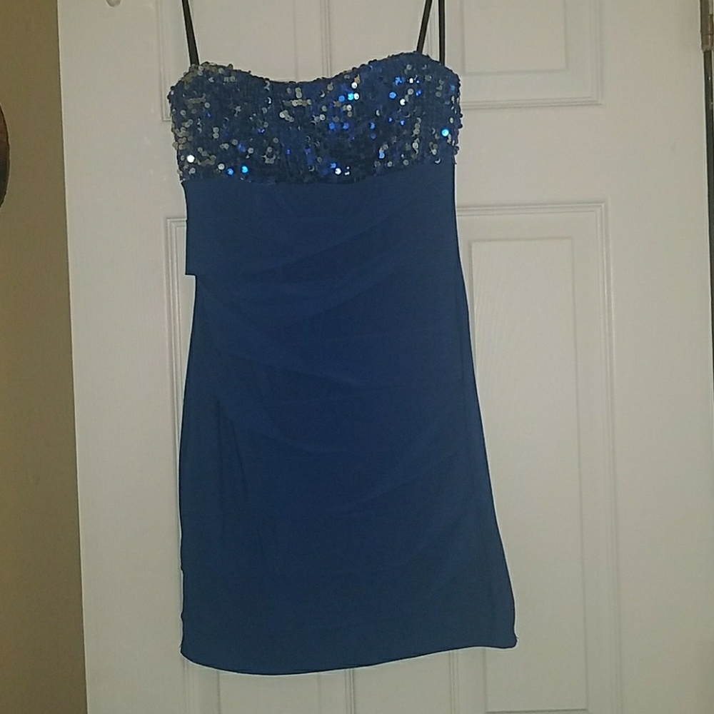 Strapless Semi-Formal Dress